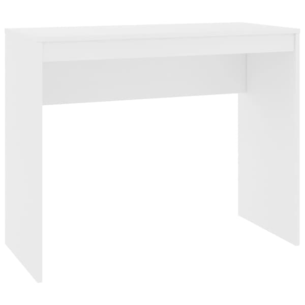 vidaXL Skrivbord vit 90x40x72 cm konstruerat trä