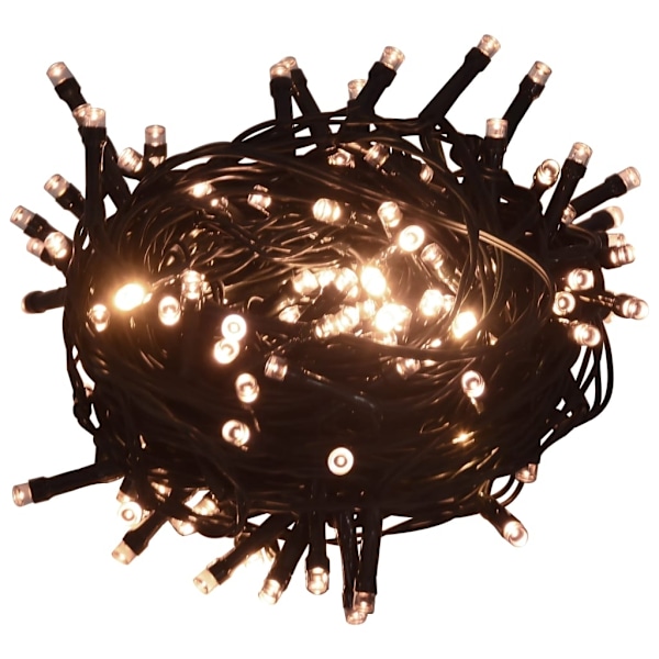 vidaXL Ljusslinga 2000 LED inne/ute 200m IP44 varmvit