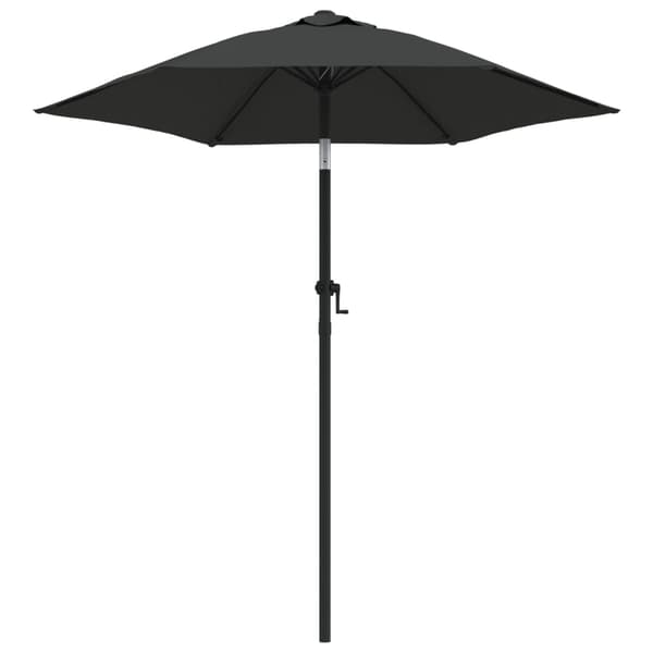 vidaXL Parasoll antracit 200x224 cm aluminium
