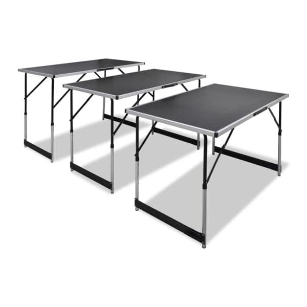 vidaXL Tapetbord i 3 delar hopfällbar, justerbar höjd - 100x60cm
