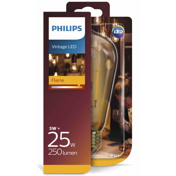 Köp Philips LED-lampa klassisk 5 W 250 Lumen 929001392001 Guld | Fyndiq