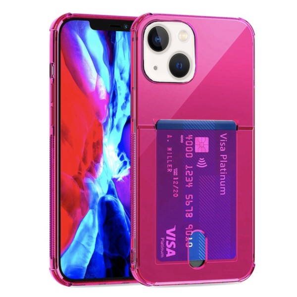 Floveme Iphone 13 Mini - Smart Cover Med Kortholder (floveme) Hot Pink