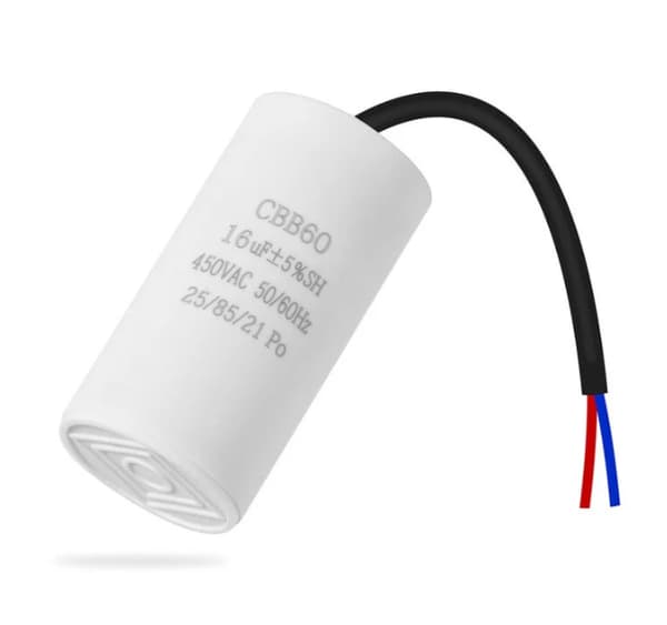 CBB60 Kondensator 16uF 450V 50/60HZ Startkondensator, Elektrisk Motor Startkompressor Vannpumpe