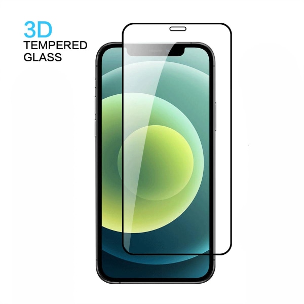 G-Sp Skärmskydd Iphone 12 Mini - 3d Härdat Glas Svart (miljö) Black