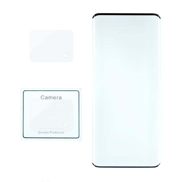 G-Sp Skärmskydd Och Kameraskydd Samsung S20 Ultra 5g - 3d Härdat Glas Transparent