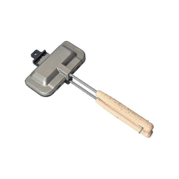 Sandwichmaker med non-stick-plater, dobbeltsidig frokost-sandwichmaker, sandwich-stekepanne