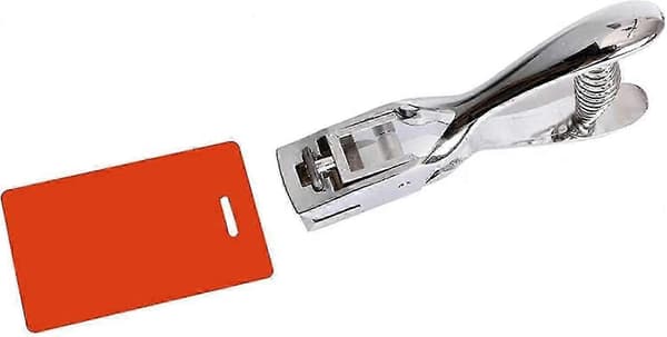 Kraftig hullmaskin for kort og PVC, merkehullmaskin for ID-kort og tagger.