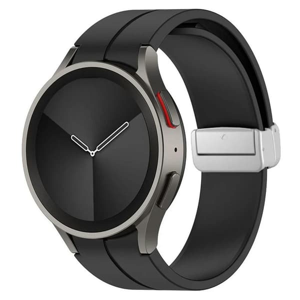 20mm No Gap Wrist Silicone Sport Band til Samusng Galaxy Watch 6 5 4 40mm 44mm/ Watch 5 Pro 45mm/ Galaxy 6 Classic 43mm 47mm/ Galaxy 4 Classic 42mm