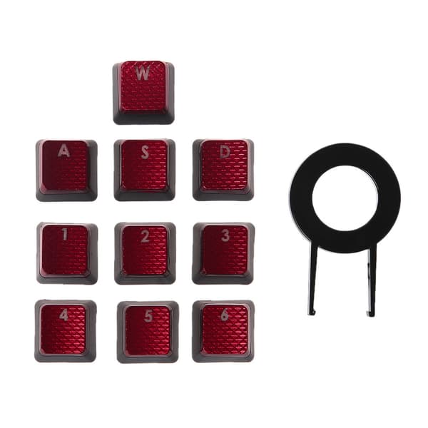 10 stk. skridsikre RGB-taster til Corsair K70 K65 K95 G710 ANSI-layouts OEM til MX Switch mekanisk tastatur