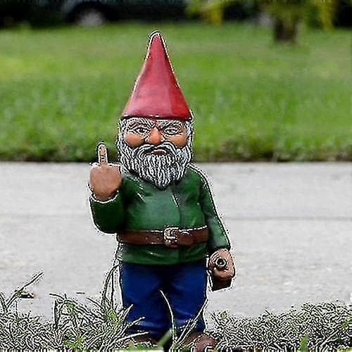 15 cm langfinger hagenisse - Nisser forsvinner statue morsomme hageplenpynt, innendørs eller utendørs dekorasjoner