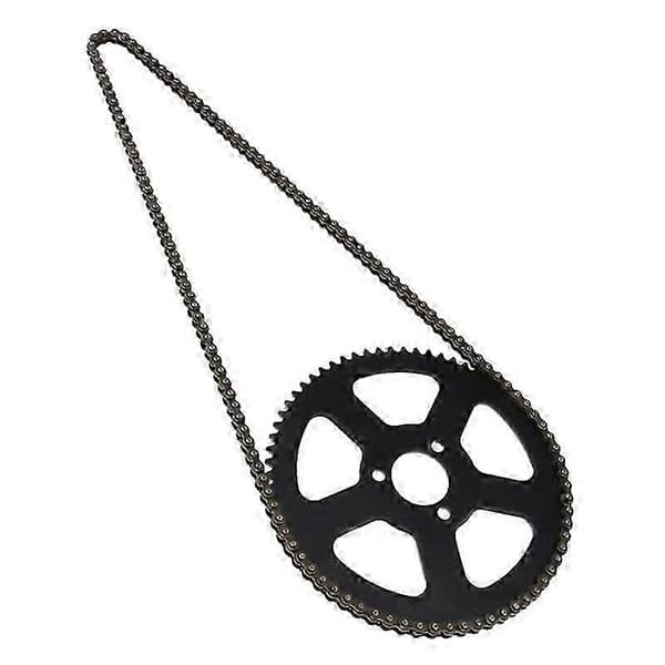 25H 136 Kjede + 68T Tannhjul 2-takts 47CC 49CC for Mini Liten Sportsbil Pocket Bike Offroad Motorsykkel