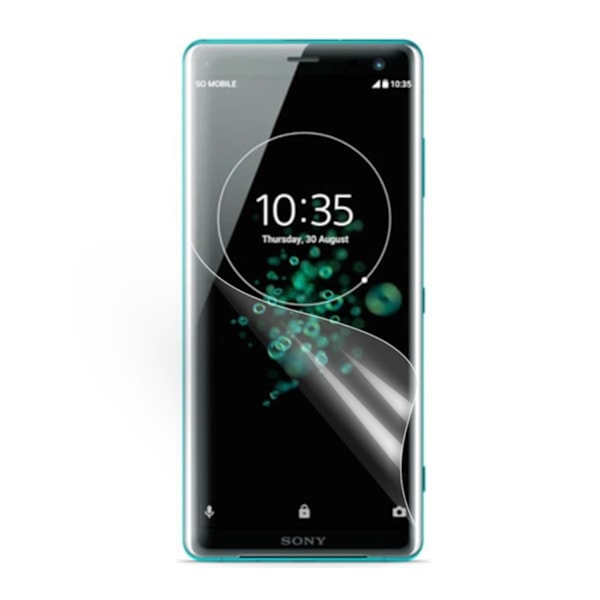 The Techshop 2-pack Sony Xperia Xz3 Skærmbeskytter - Ultra Tynd Transparent