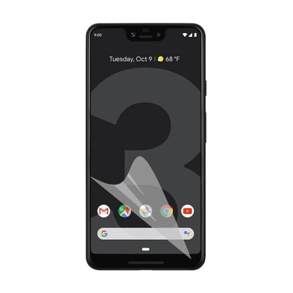 The Techshop 3-pak Google Pixel 3 Xl Skærmbeskytter - Ultra Tynd Transparent