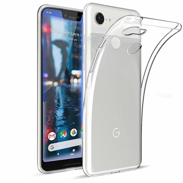 The Techshop Google Pixel 3a Gennemsigtigt Blødt Tpu-cover Transparent