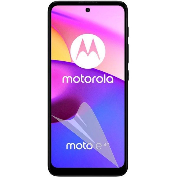 The Techshop 3-pak Motorola Moto E40 Skærmbeskytter - Ultra Tynd Transparent