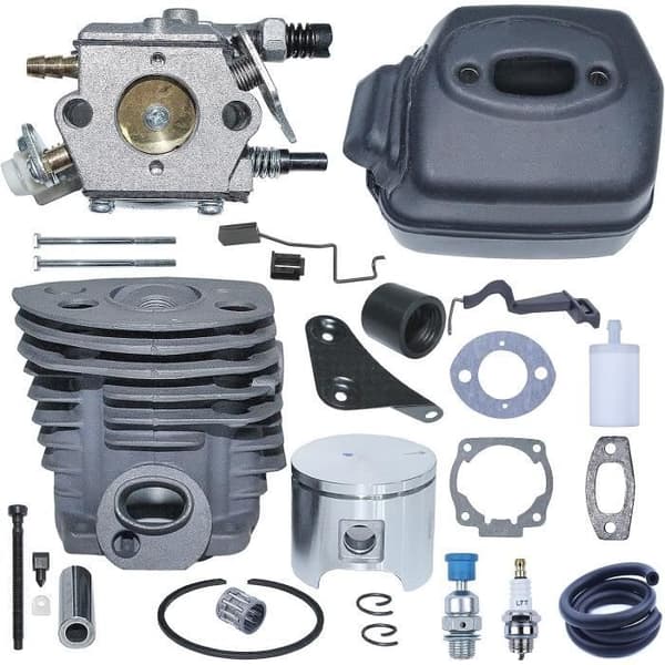 Til Husqvarna 55 51 til reservedele til motorsav, cylindrisk kit på 46 mm, 503609171, 501766605, 503218202, 503281504