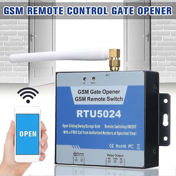 RTU5024 GSM Portin Avaaja Relekytkin Matkapuhelin Portin Kaukosäädin 850/900/1800/1900MHz