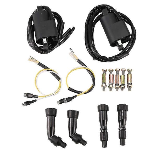 2 Tennspoler og Hetter Sett for Suzuki GS550 GS650 GS750 GS850 GS1000 GS1100 & Kawasaki KZ400 KZ650 KZ750 KZ900