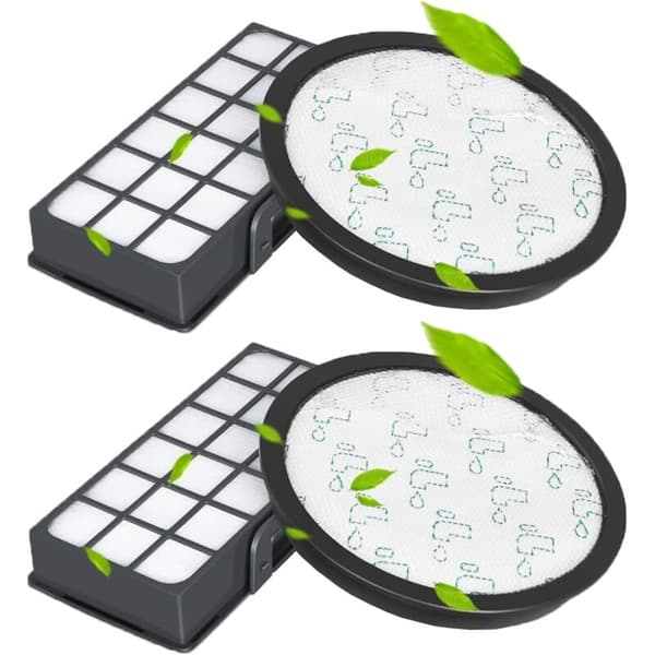 ZR903701 2 STK Filtre for Rowenta Silence Force Cyclonic 4AAAA RO7634EA RO7647EA RO7663EA RO7676EA RO7681EA (RO76xx Modell) Støvsuger, HEPA Filt