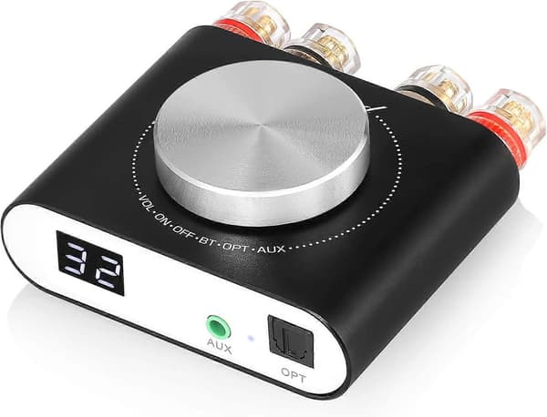 2025 Nyeste Q10 Dobbel Kanal Bluetooth Forsterker, 100W x2 Lydkraft Mini
