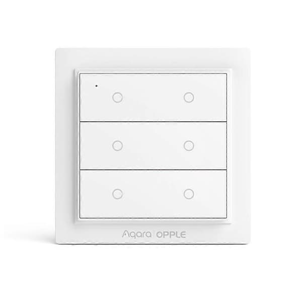 Aqara|OPPLE Trådløs Bryter Smart Homekit Fungerer med Home App Magnetisk Veggbryter Zigbee 3.0