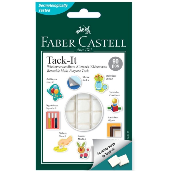 Faber-Castell Häftmassa Faber-castell Tack-it 50 G, Vit
