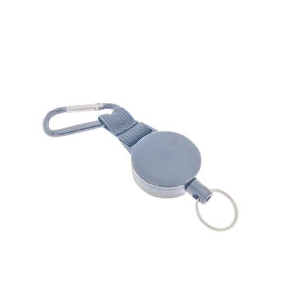 Köp Utdragbar nyckelring med jojo-funktion och vajer 70 cm Svart one size |  Fyndiq