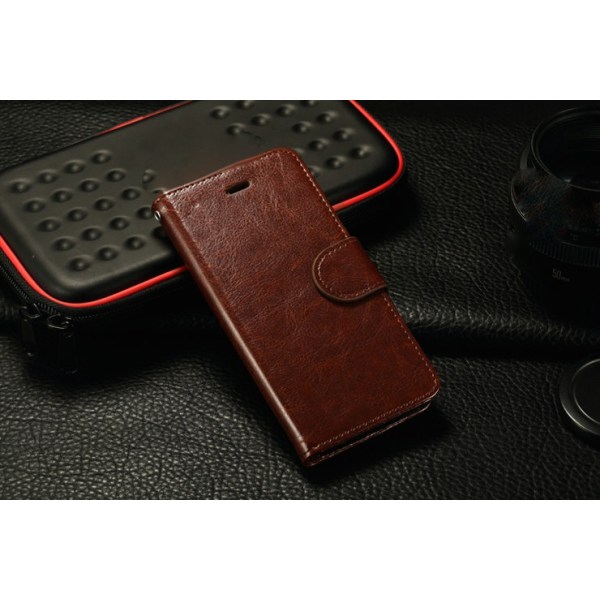 Plånbok/korthållare Läder För Iphone 6s/6 Plus Brun