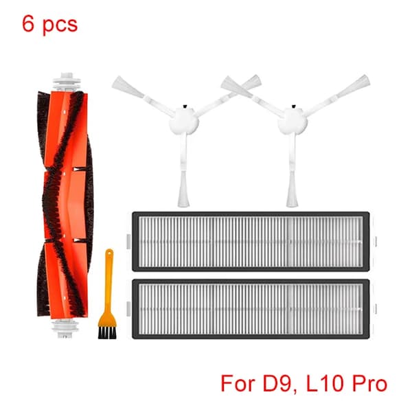 Til Xiaomi Dreame D9 Dreame Bot L10 Pro Trouver Robot LDS Støvsuger Finder Reservedele Tilbehør Hoved Sidebørste Moppe Hepa Filter