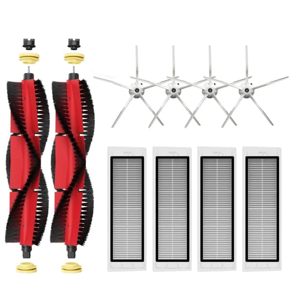 Harjamopit Hepa-suodattimet Roborock S5 S50 S502 S55 S6 S6 Pure E4 -malleille Robot 1S SDJQR01RR -imurin lisävarusteet