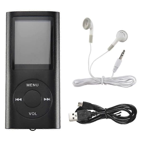 MP3-spiller med Bluetooth 5.0, musikkspiller med 32 GB TF-kort, FM, hodetelefoner, bærbar HiFi-musikkspiller