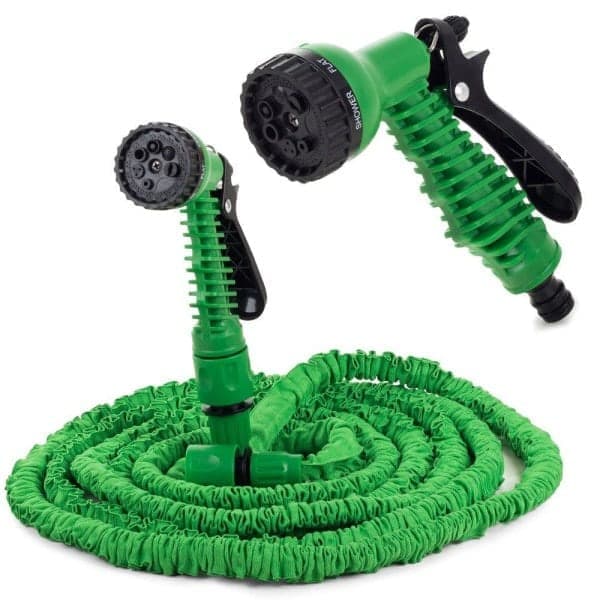 (Tidsbegrenset kampanje) 30m Magic Hose ekspanderende vannslange / hageslange Grønn