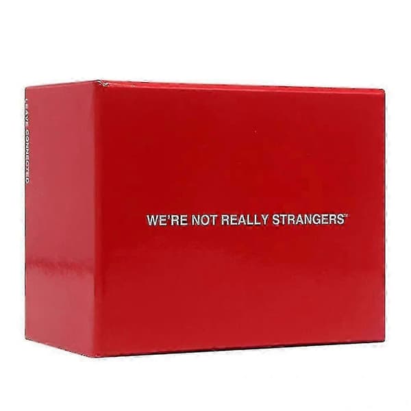 We're Not Really Strangers: Kortspil for voksne til at bryde isen og skabe meningsfulde samtaler