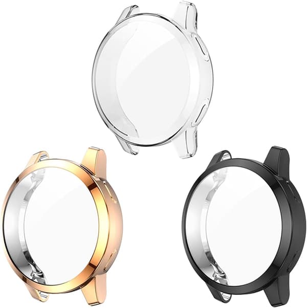 3-pakning beskyttelsesdeksel kompatibelt med Garmin Vivoactive 4S/Venu