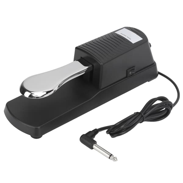Sustain Pedal Polaritetskontakt Piano Keyboard Fodpedal til Yamaha/Roland/Korg Synthesizer