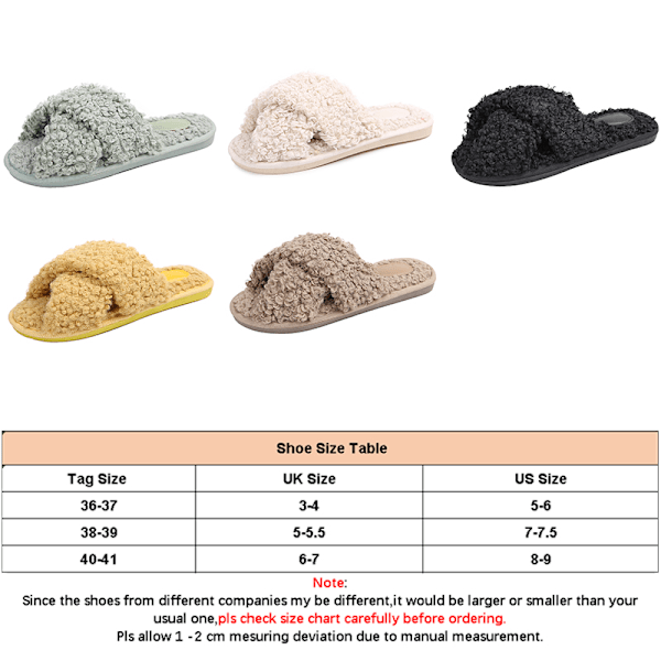 Kop Women S Lambswool Flush Slippers Slides Flat Shoes Open Toe Light Coffee 36 37 Fyndiq