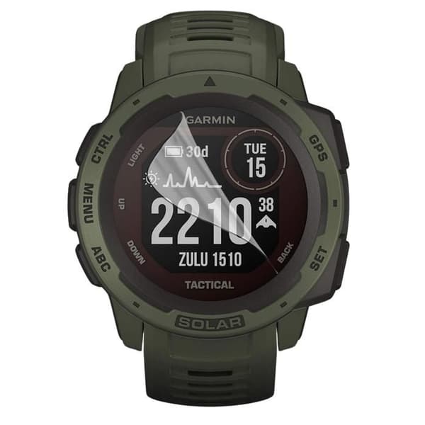 Näytönsuojus Garmin Instinct 2X Solar tactical - 50mm [Pakkaus 6] Kestävä Ultra Ohut Muovinen Suojakalvo Phonillico