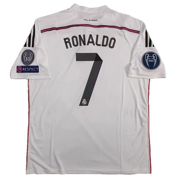 11-18 Klassisk retro Real Madrid trøje 7 Ronaldo fugtabsorberende hurtigtørrende åndbar før-kamp træningstrøje fodboldtrøje