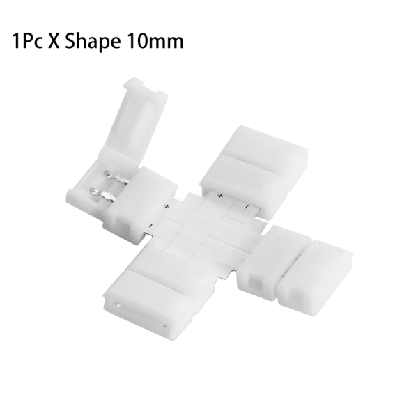 1/5/10pcs Led Strip Connector 2pin 8mm 10mm 1pc X Shape