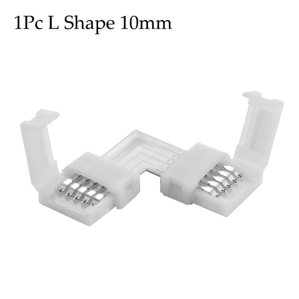 1/5/10pcs Led Strip Connector 5pin 10mm 12mm 1pc L Shape