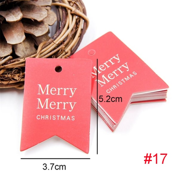 100pcs Candy Bag Sticker Gifts Package Label Gift Box Tag 17