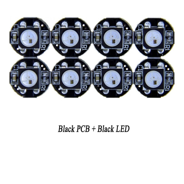 10pcs 4-pin Led Chip Ws2812b Beads Smd 5050 Rgb Black Pcb
