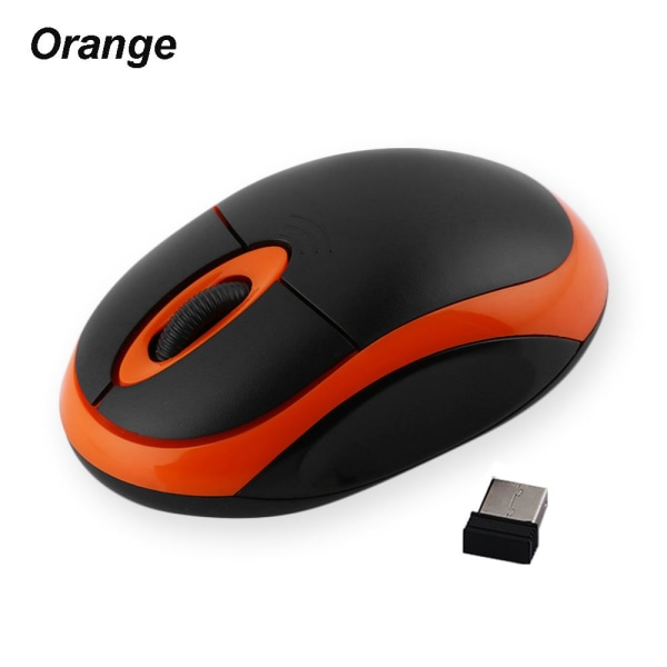 2.4ghz Wireless Mouse Mice Usb Receiver Orange