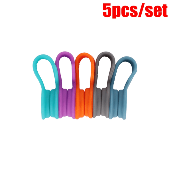 3pcs/5pcs Cable Winder Magnetic Cord Holder Multicolor 5pcs