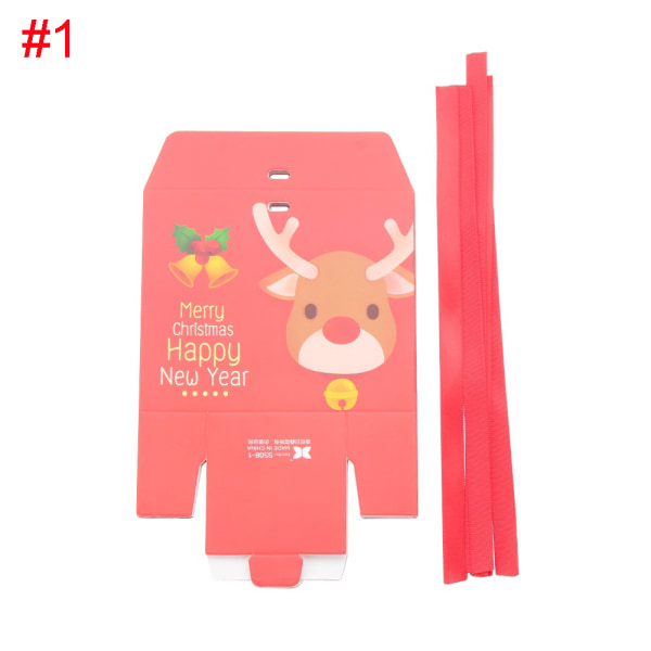 5pcs Xmas Bags Candy Box Paper Carrier 1