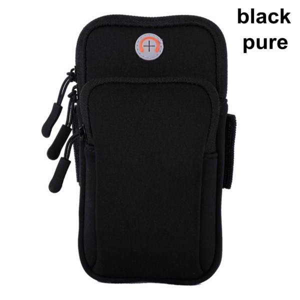 Armband Bag Phone Pouch Sports Black Pure