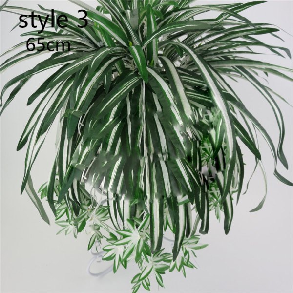 Artificial Plant Fake Leaf Green Grass Style 3