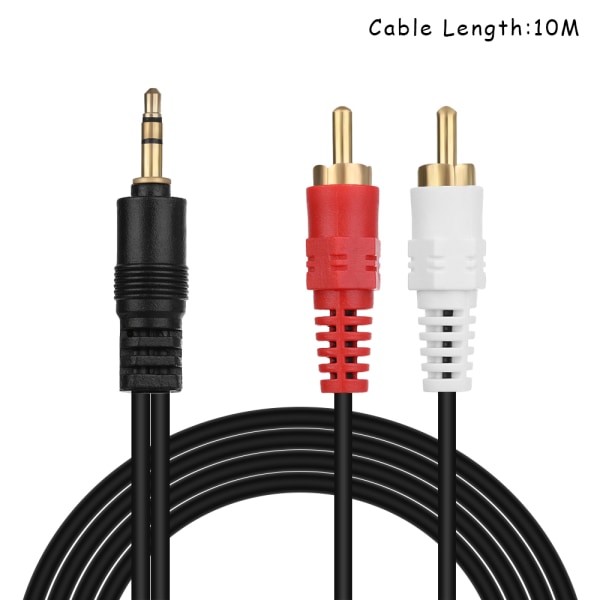 Audio Cable 3.5mm To 2 Rca Male 10m (32.8ft)