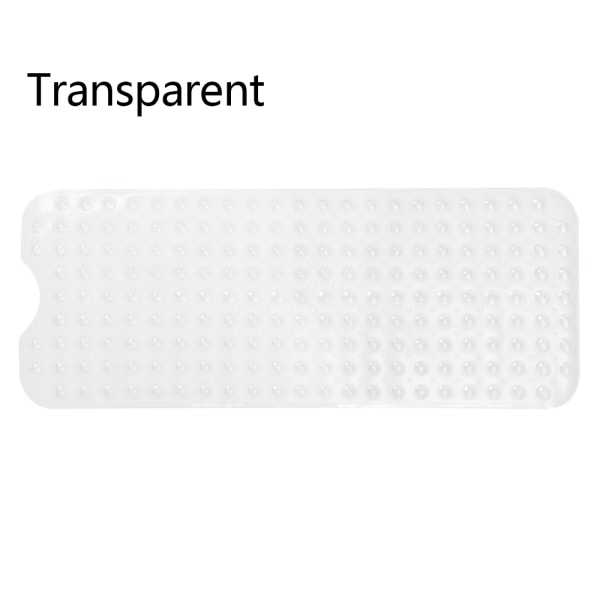 Bath Mat Pvc Rubber Suction Cups Transparent White