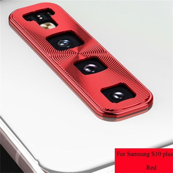 Camera Lens Ring Protective Case Full Cover Red S10 Plus